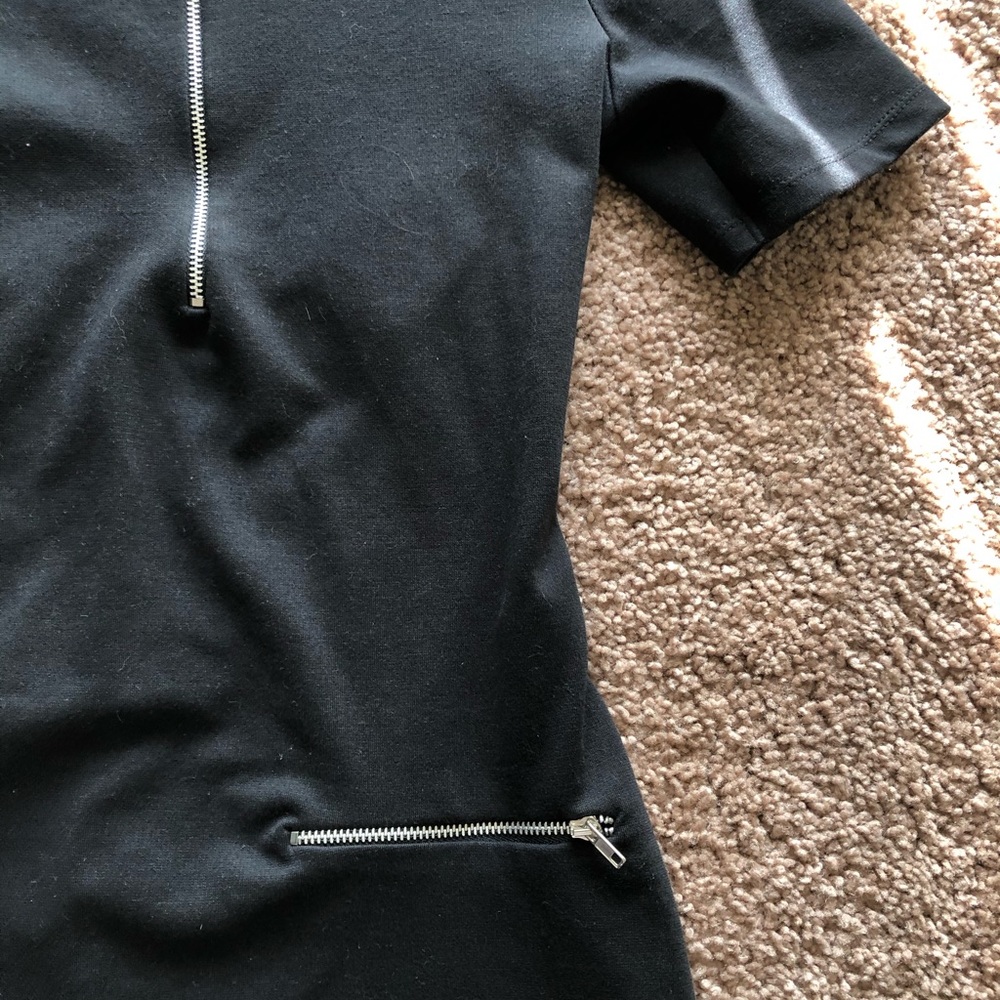 Mini mock neck dress